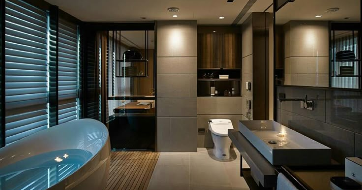 Baños con diseño spa y materiales premium