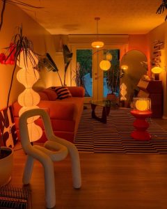 Retrofuturismo decoración